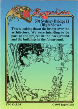 1993 FPG Roger Dean #59 Sydney Bridge II (high view) Back