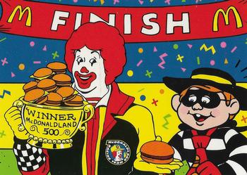1996 Collect-A-Card The Adventures of Ronald McDonald: The McDonaldland 500 #48 Trophy Presentation Front