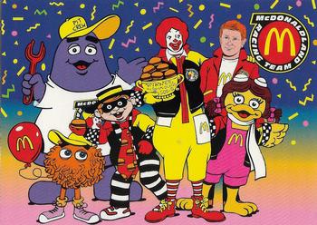 1996 Collect-A-Card The Adventures of Ronald McDonald: The McDonaldland 500 #49 A Winning Team Front