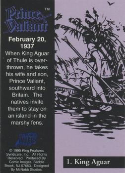 1995 Prince Valiant #1 King Aguar Back