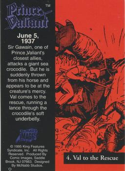 1995 Prince Valiant #4 Val to the Rescue Back