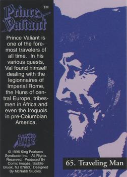 1995 Prince Valiant #65 Traveling Man Back