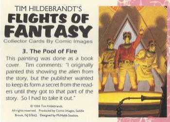 1994 Tim Hildebrandt's: Flights of Fantasy #3 The Pool of Fire Back