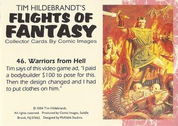 1994 Tim Hildebrandt's: Flights of Fantasy #46 Warriors from Hell Back