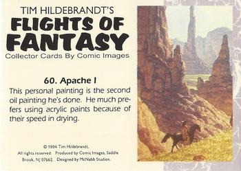 1994 Tim Hildebrandt's: Flights of Fantasy #60 Apache I Back