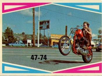 1972 Donruss Choppers & Hot Bikes #8 47-74 Front