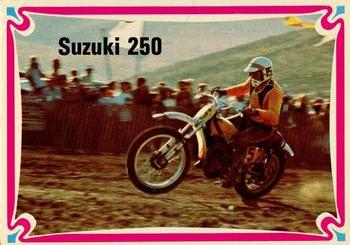 1972 Donruss Choppers & Hot Bikes #9 Suzuki 250 Front