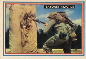 1953 Topps Fighting Marines (R709-1) #5 Bayonet Practice Front