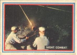 1953 Topps Fighting Marines (R709-1) #7 Night Combat Front