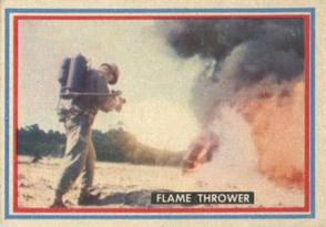 1953 Topps Fighting Marines (R709-1) #9 Flame Thrower Front