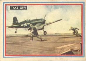 1953 Topps Fighting Marines (R709-1) #25 Take Off! Front