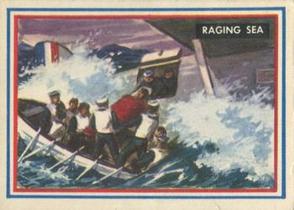 1953 Topps Fighting Marines (R709-1) #55 Raging Sea Front