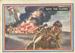 1953 Topps Fighting Marines (R709-1) #56 Into the Flames Front