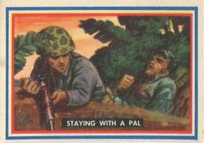 1953 Topps Fighting Marines (R709-1) #58 Staying with a Pal Front