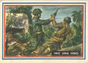 1953 Topps Fighting Marines (R709-1) #61 Iwo Jima Hero Front