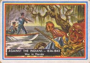 1953 Topps Fighting Marines (R709-1) #72 Against the Indians Front