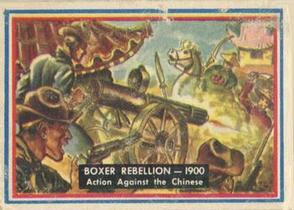 1953 Topps Fighting Marines (R709-1) #74 Boxer Rebellion - 1900 Front