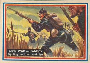 1953 Topps Fighting Marines (R709-1) #78 Civil War - 1861-1865 Front