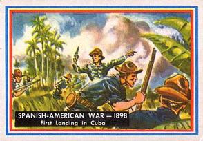 1953 Topps Fighting Marines (R709-1) #80 Spanish-American War - 1898 Front
