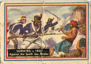 1953 Topps Fighting Marines (R709-1) #84 Sumatra - 1831 Front