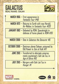 2014 Rittenhouse Marvel 75th Anniversary #30 Galactus Back