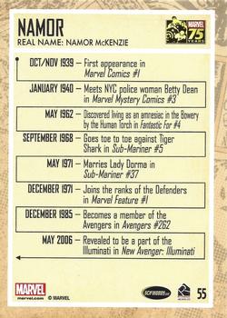 2014 Rittenhouse Marvel 75th Anniversary #55 Namor Back