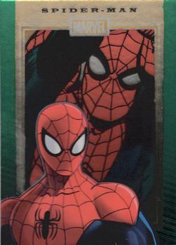 2014 Rittenhouse Marvel 75th Anniversary - Emerald #78 Spider-Man Front