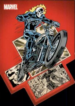 2014 Rittenhouse Marvel 75th Anniversary - Die Cut Panel Burst #PB6 Ghost Rider Front