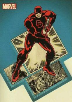 2014 Rittenhouse Marvel 75th Anniversary - Die Cut Panel Burst #PB8 Daredevil Front