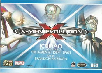 2014 Rittenhouse Marvel 75th Anniversary - X-Men Evolution #XE3 Iceman Back