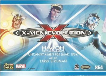 2014 Rittenhouse Marvel 75th Anniversary - X-Men Evolution #XE4 Havok Back