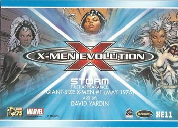 2014 Rittenhouse Marvel 75th Anniversary - X-Men Evolution #XE11 Storm Back