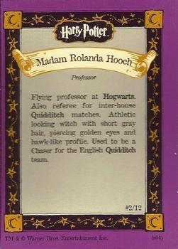 2004 Warner Bros. Harry Potter Chocolate Frog Wizard Cards Series 2 #2 Madam Rolanda Hooch Back