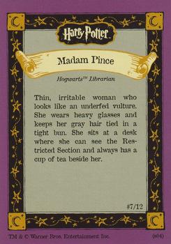 2004 Warner Bros. Harry Potter Chocolate Frog Wizard Cards Series 2 #7 Madam Pince Back