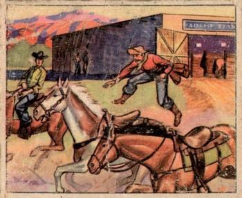 1949 Bowman Wild West (R701-19) #A-37 Relay Front