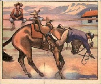 1949 Bowman Wild West (R701-19) #E-13 An Easterner Learns Front