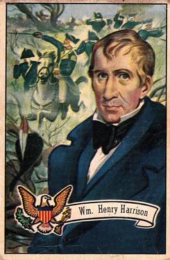 1952 Bowman U.S. Presidents (R701-17) #12 William Henry Harrison Front