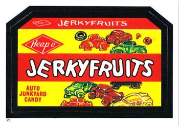 1982 Topps Wacky Packages Stickers #25 Jerkyfruits Front