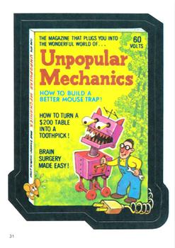 1982 Topps Wacky Packages Stickers #31 Unpopular Mechanics Front