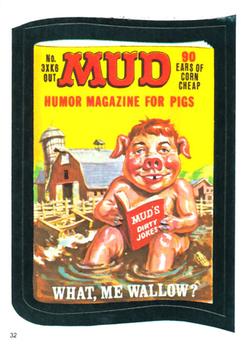 1982 Topps Wacky Packages Stickers #32 Mud Magazine Front