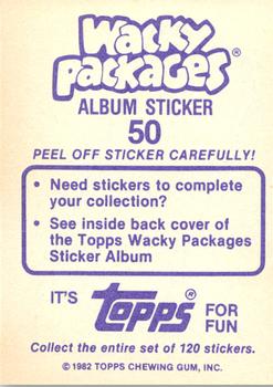 1982 Topps Wacky Packages Stickers #50 Pounds Back