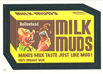 1982 Topps Wacky Packages Stickers #52 Milk Muds Front