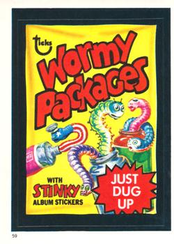 1982 Topps Wacky Packages Stickers #59 Wormy Packages Front