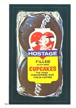 1982 Topps Wacky Packages Stickers #109 Hostage Cupcakes Front
