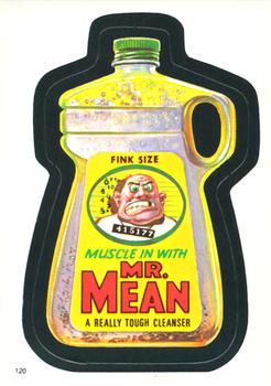 1982 Topps Wacky Packages Stickers #120 Mr. Mean Front