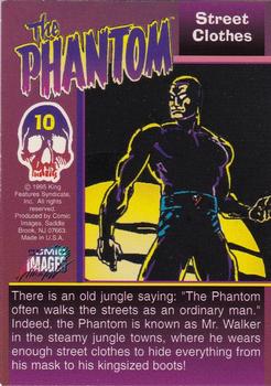 1995 Comic Images The Phantom #10 Street Clothes Back