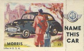 1950 Topps License Plates (R714-12) #45 Oklahoma Back