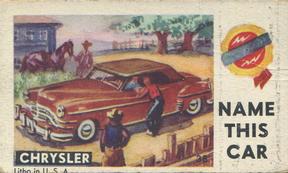 1950 Topps License Plates (R714-12) #38 Rhode Island Back