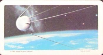 1969 Brooke Bond (Red Rose Tea) The Space Age #14 Sputnik 1 Front