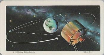 1969 Brooke Bond (Red Rose Tea) The Space Age #18 Communication Satellite Front